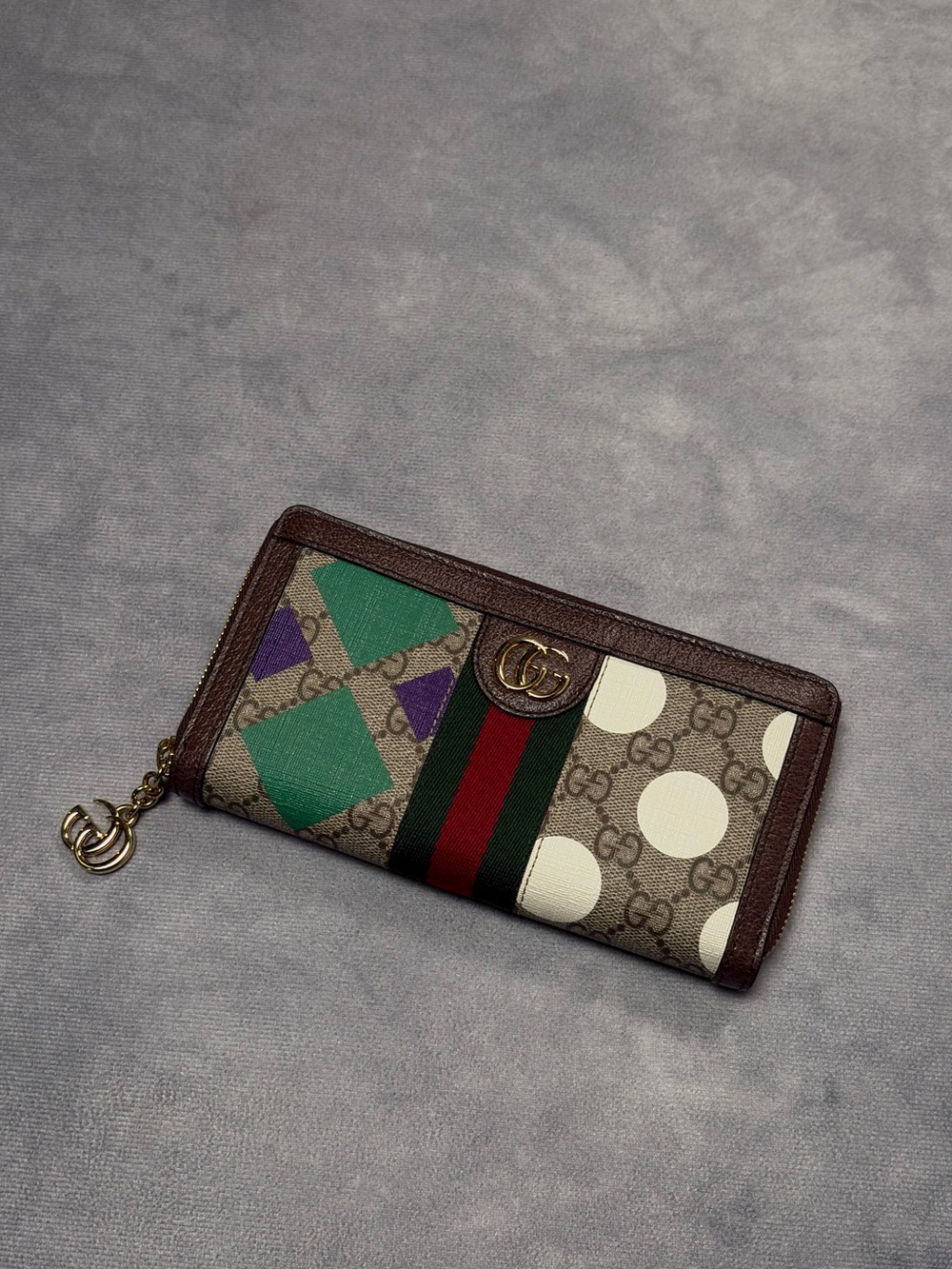 GUCCI Centum Ophidia Colorful Luxury Casual Y2K Long Wallet RRP800$+